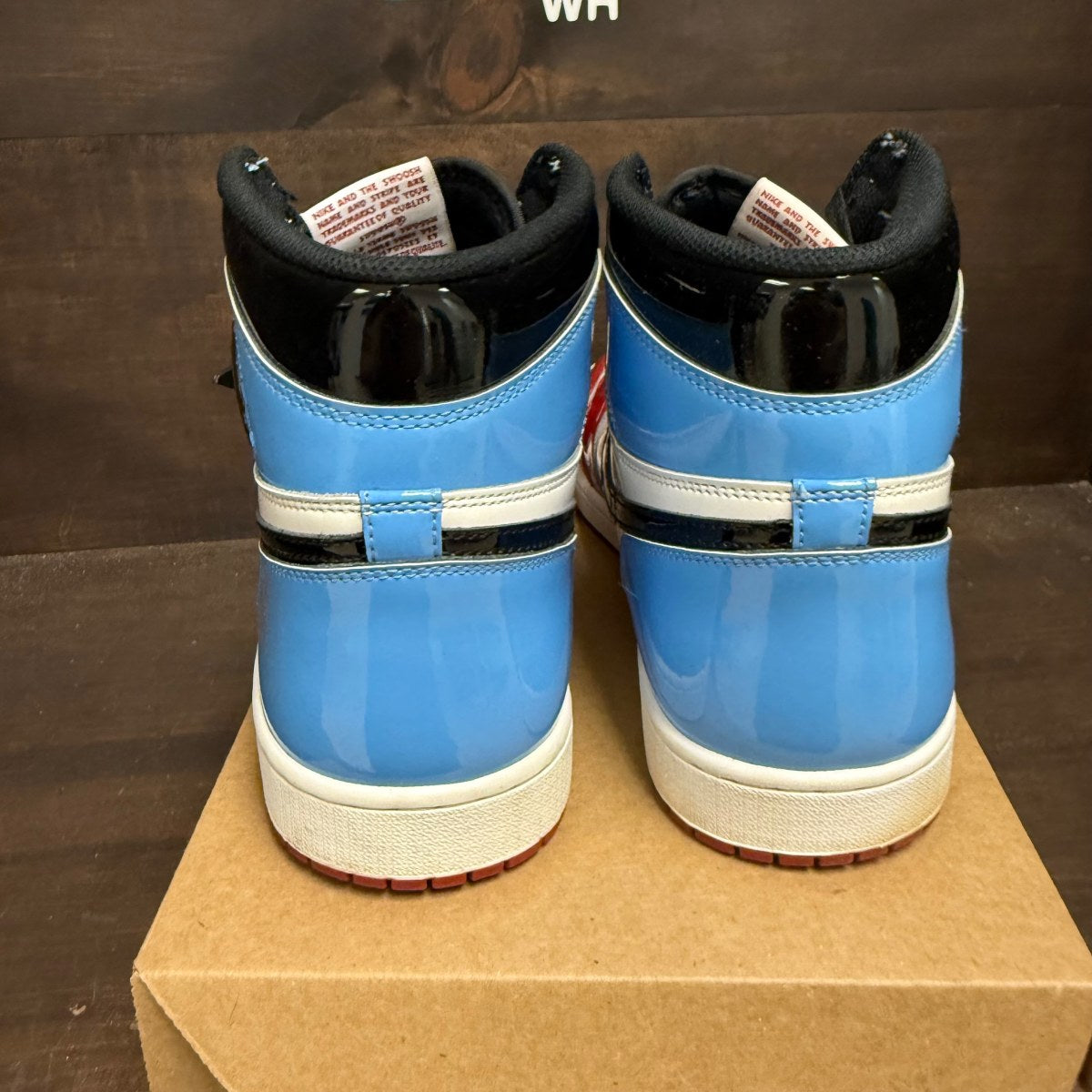 Jordan 1 Retro High Fearless UNC Chicago Size 14 (Pre-Owned) - Image 5