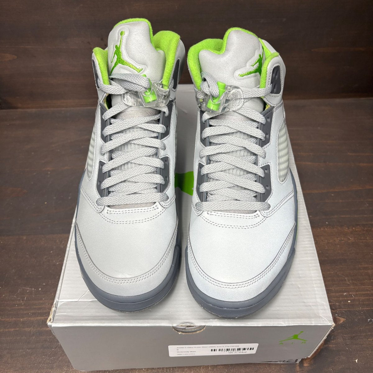 Jordan 5 Retro Green Bean (2022) Size 9 (Pre-Owned) - side