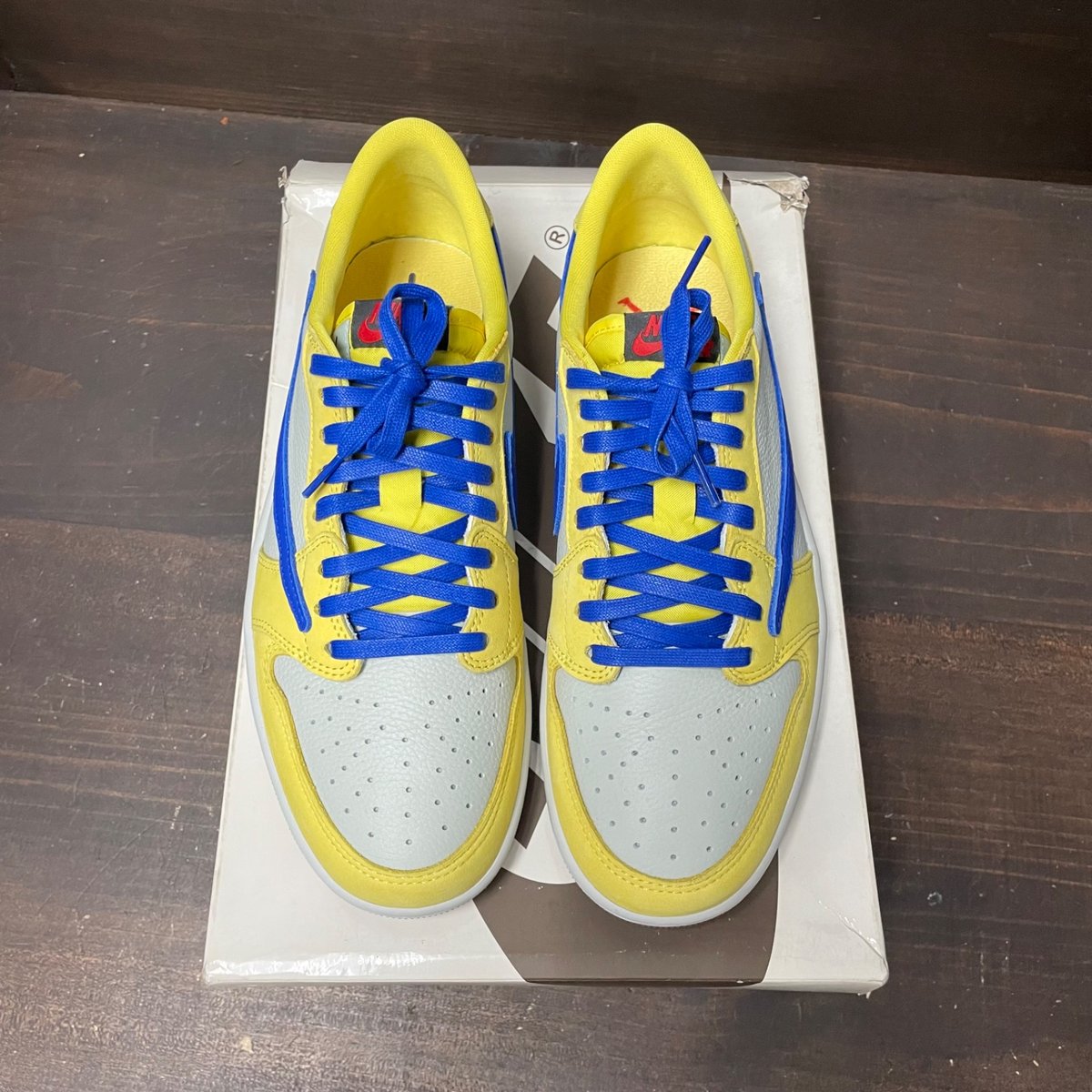 Jordan 1 Retro Low OG SP Travis Scott Canary (Women's) Size 11W (Pre-Owned) - back