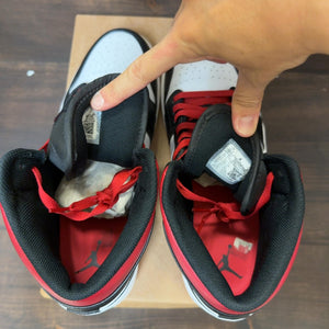 Jordan 1 Mid Gym Red Black Toe Size 12.5 (Pre-Owned) - Image 5