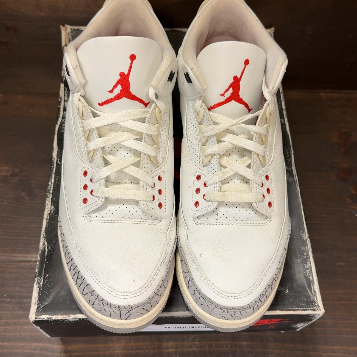 Jordan 3 Retro White Cement Reimagined Size 13 (Pre-Owned) - tag