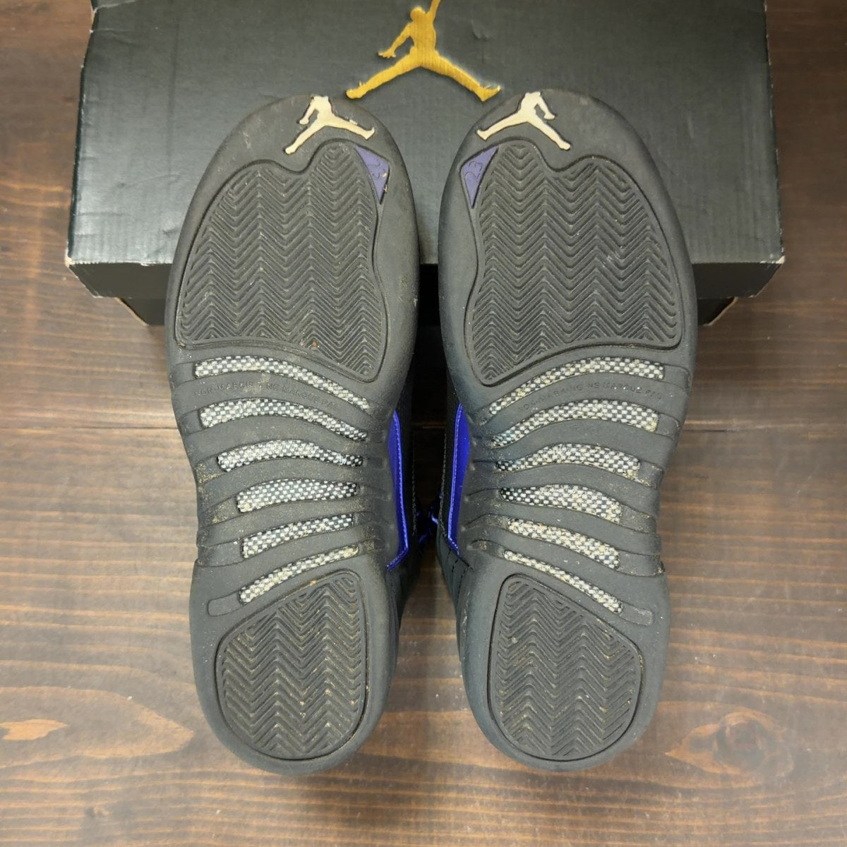 Jordan 12 Retro Black Dark Concord (GS) - Image 6