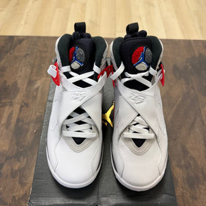 Jordan 8 Retro White True Red (2025) (GS) Size 7Y (Pre-Owned) - Image 2