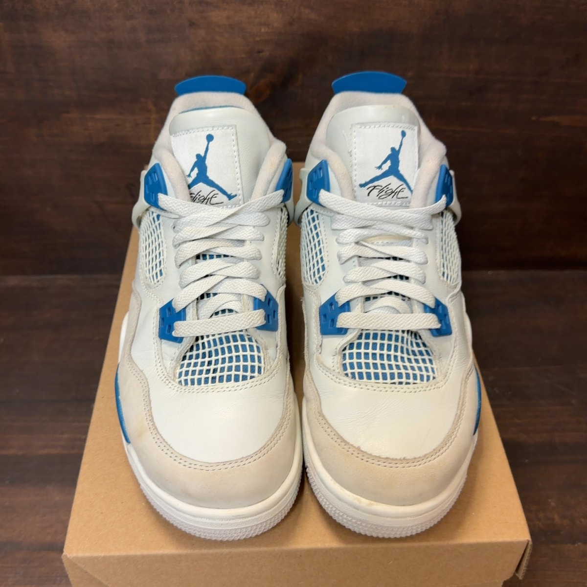 Jordan 4 Retro Military Blue (2024) (GS) Size 5.5Y (Pre-Owned) - Image 3