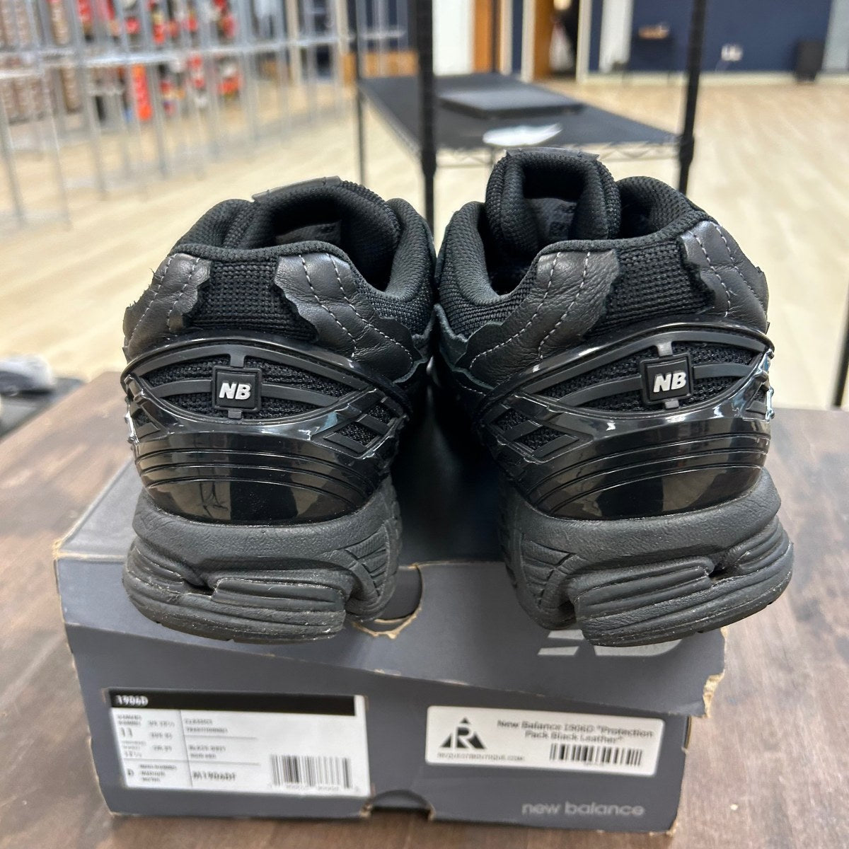 New Balance 1906D Protection Pack Black Leather - Image 4