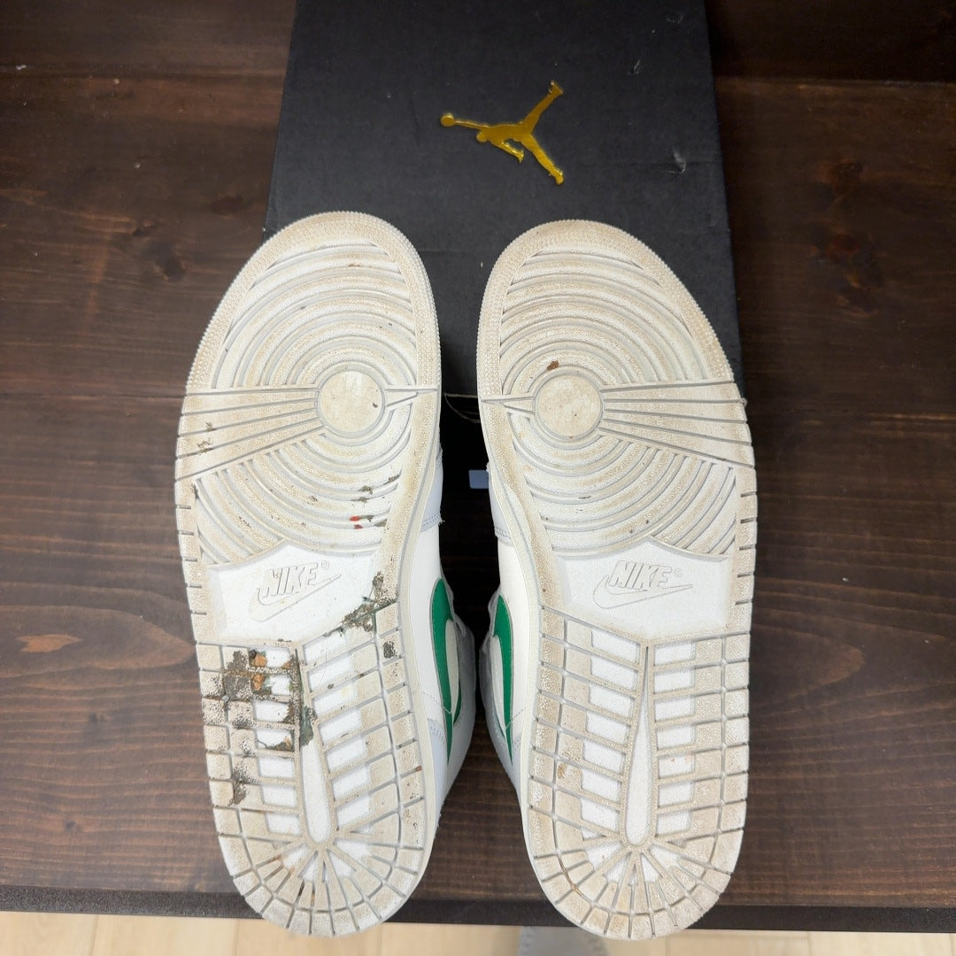Jordan 1 Mid White Pure Platinum Pine Green - Image 8