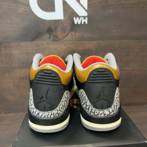 Jordan 3 Retro Black Cement Gold (Women's) Size 8W (Pre-Owned)