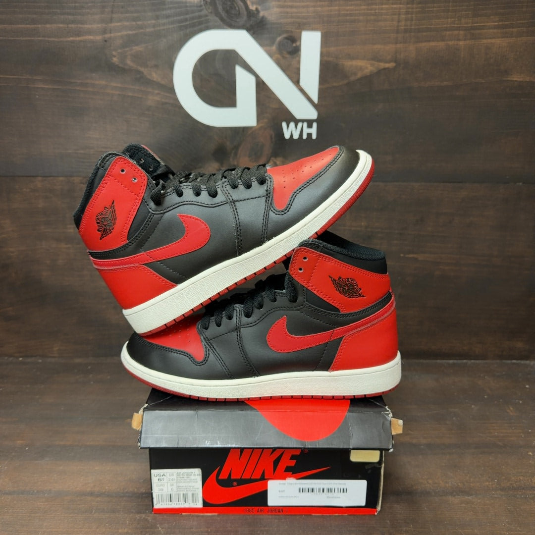 Jordan 1 Retro Bred Banned (2016) (GS) - Image 1