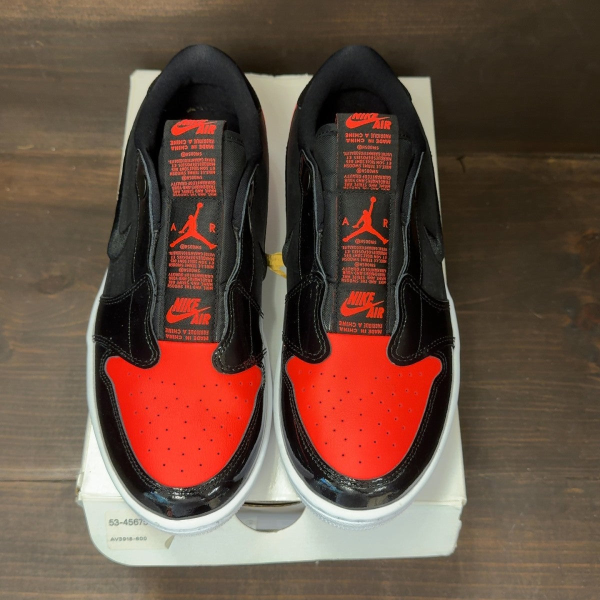 Jordan 1 Low Slip Black Hot Punch (Women's) - Image 3