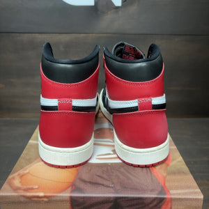 Jordan 1 Retro High OG Black Toe Reimagined Size 9 (Pre-Owned)