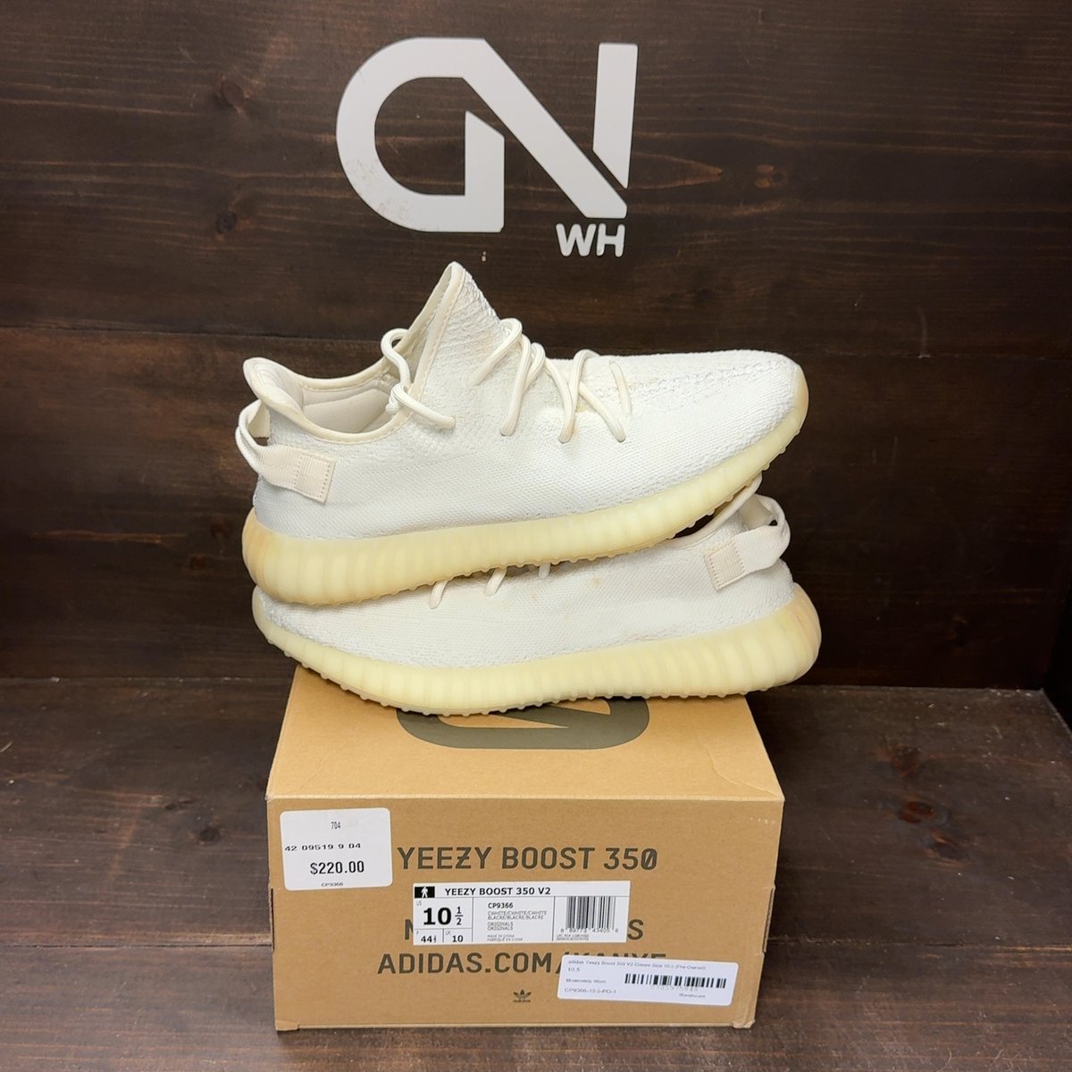 adidas Yeezy Boost 350 V2 Cream Size 10.5 (Pre-Owned) - front
