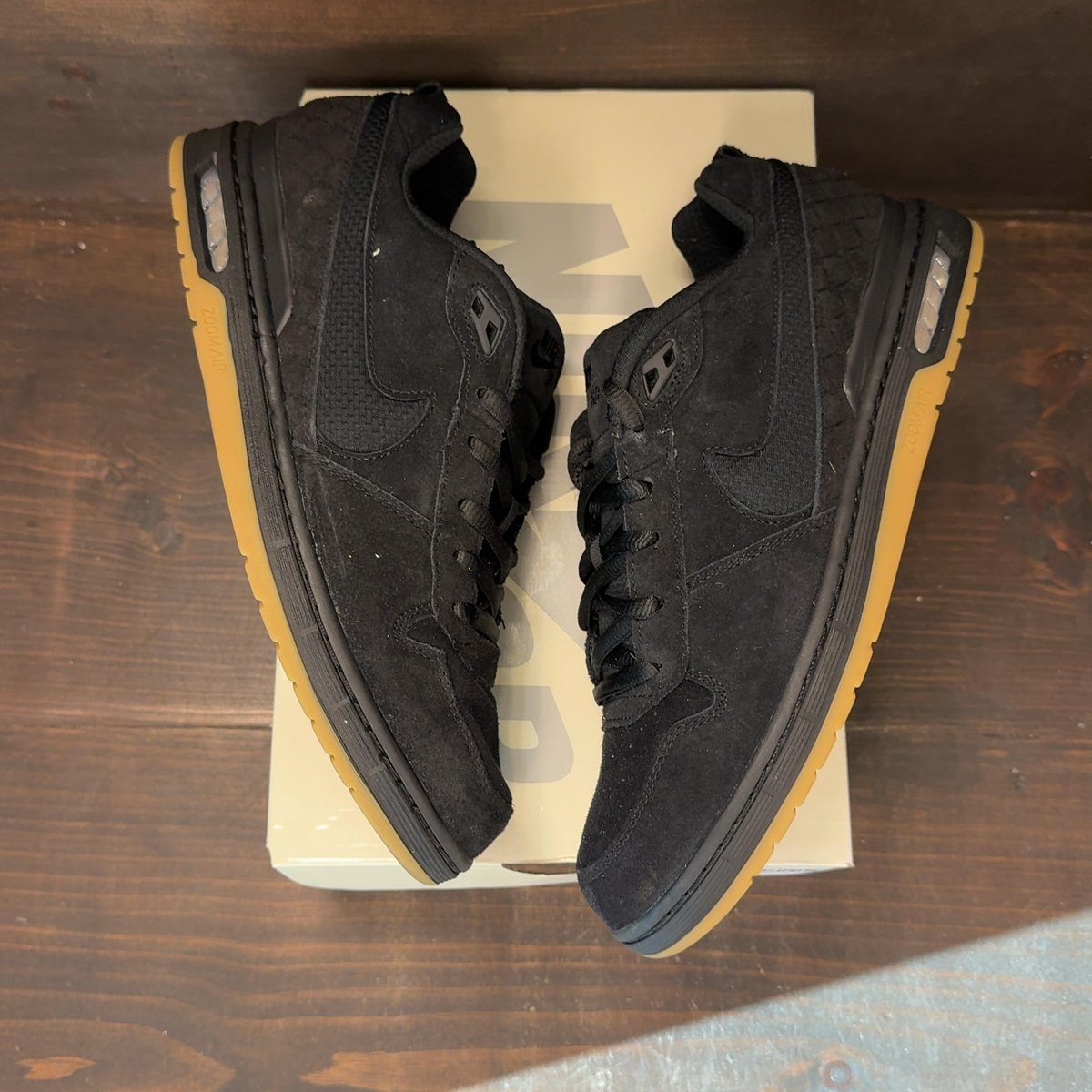 Nike SB Zoom Air Paul Rodriguez 1 Black Gum Size 12 (Pre-Owned) - back