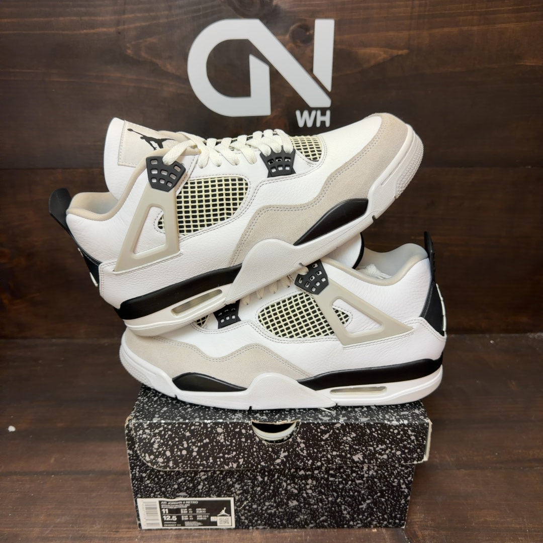 Jordan 4 Retro Military Black - Image 1