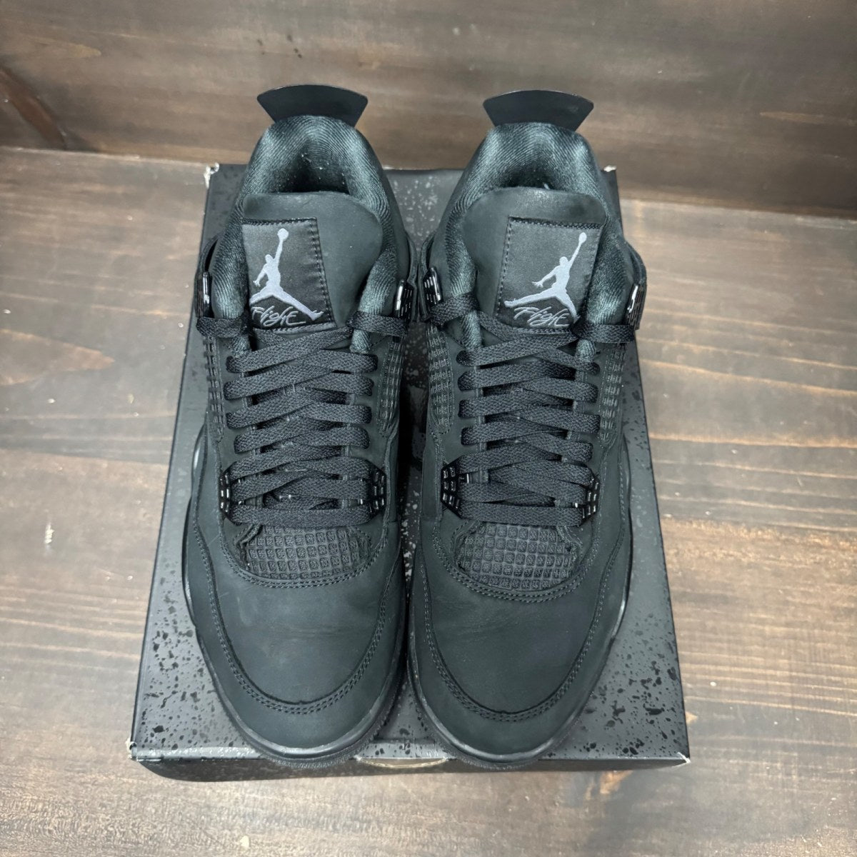 Jordan 4 Retro Black Cat (2025) Size 11.5 (Pre-Owned) - Image 3