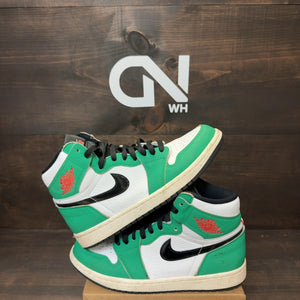 Jordan 1 Retro High Lucky Green (Women's) Size 8.5W (Pre-Owned) - Image 1