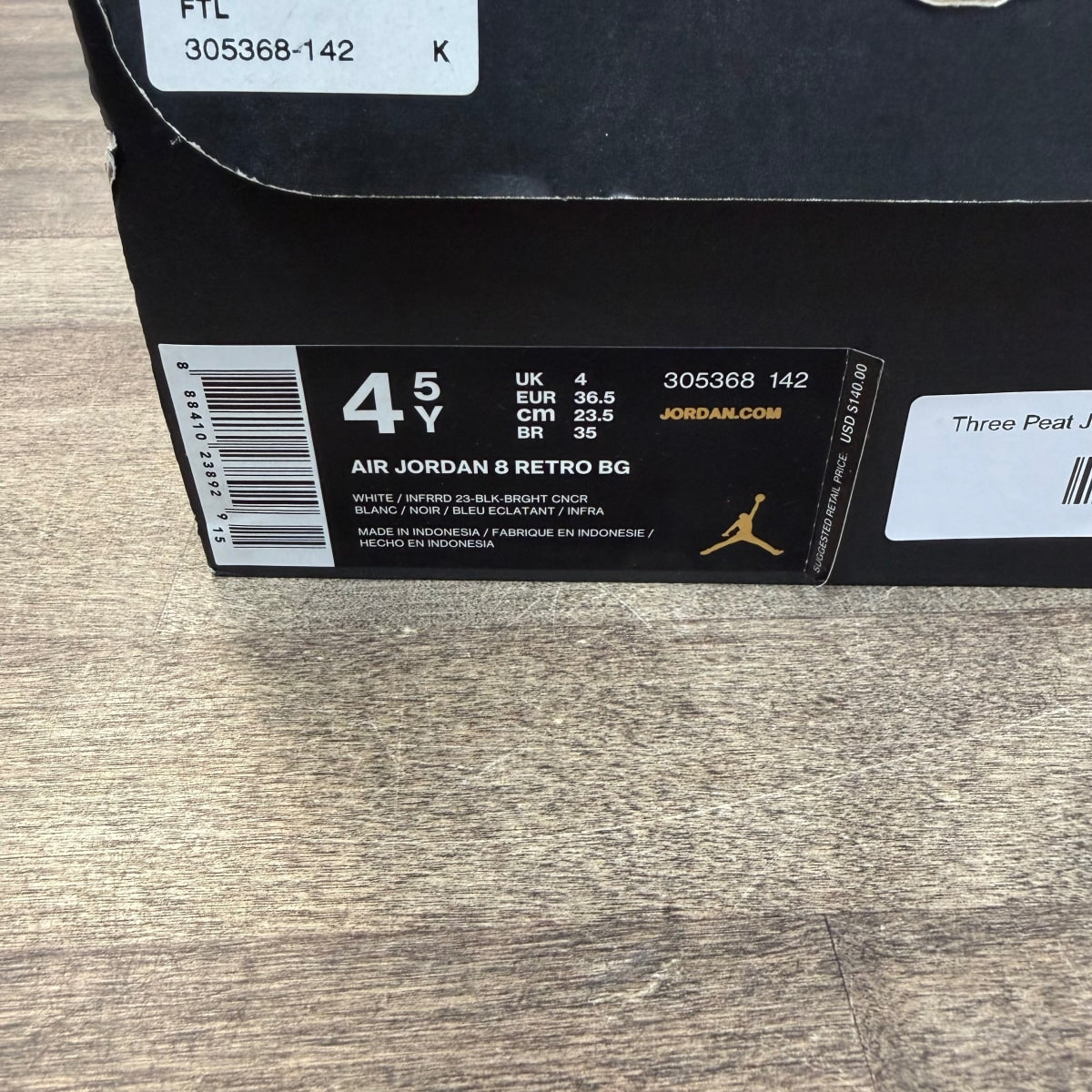 Jordan 8 Retro Three Peat (GS) - Image 6