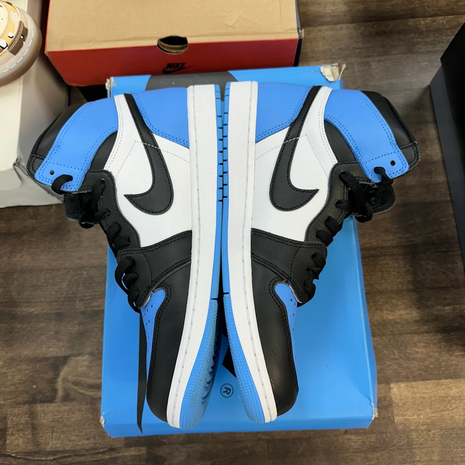 UNC Toe Jordan 1 High (USED)