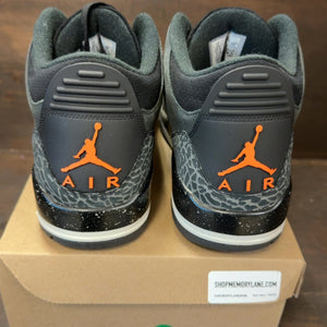 Jordan 3 Retro Fear Pack (2023) Size 12 (Pre-Owned) - aux