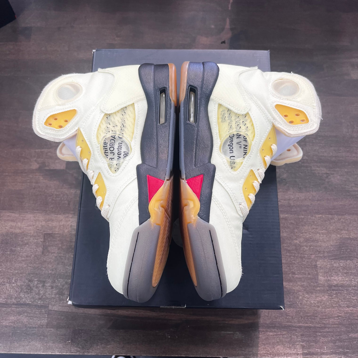 Off White Jordan 5 Sail (Lightly Worn)