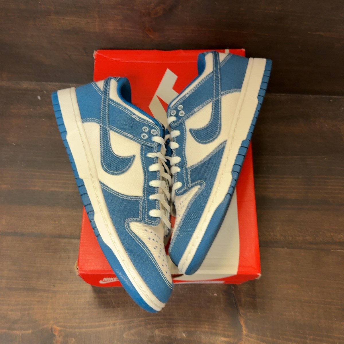 Nike Dunk Low Industrial Blue Sashiko - Image 2