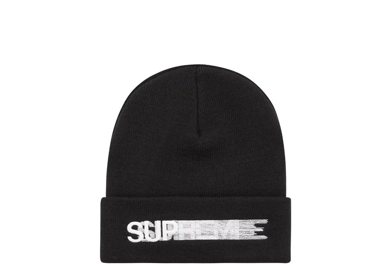Supreme Motion Logo Beanie Black (SS23)