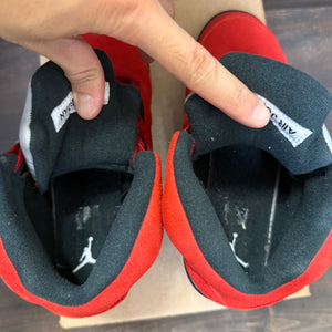 Jordan 5 Retro Raging Bull Red (2021) (GS) Size 5.5Y (Pre-Owned) - Image 6