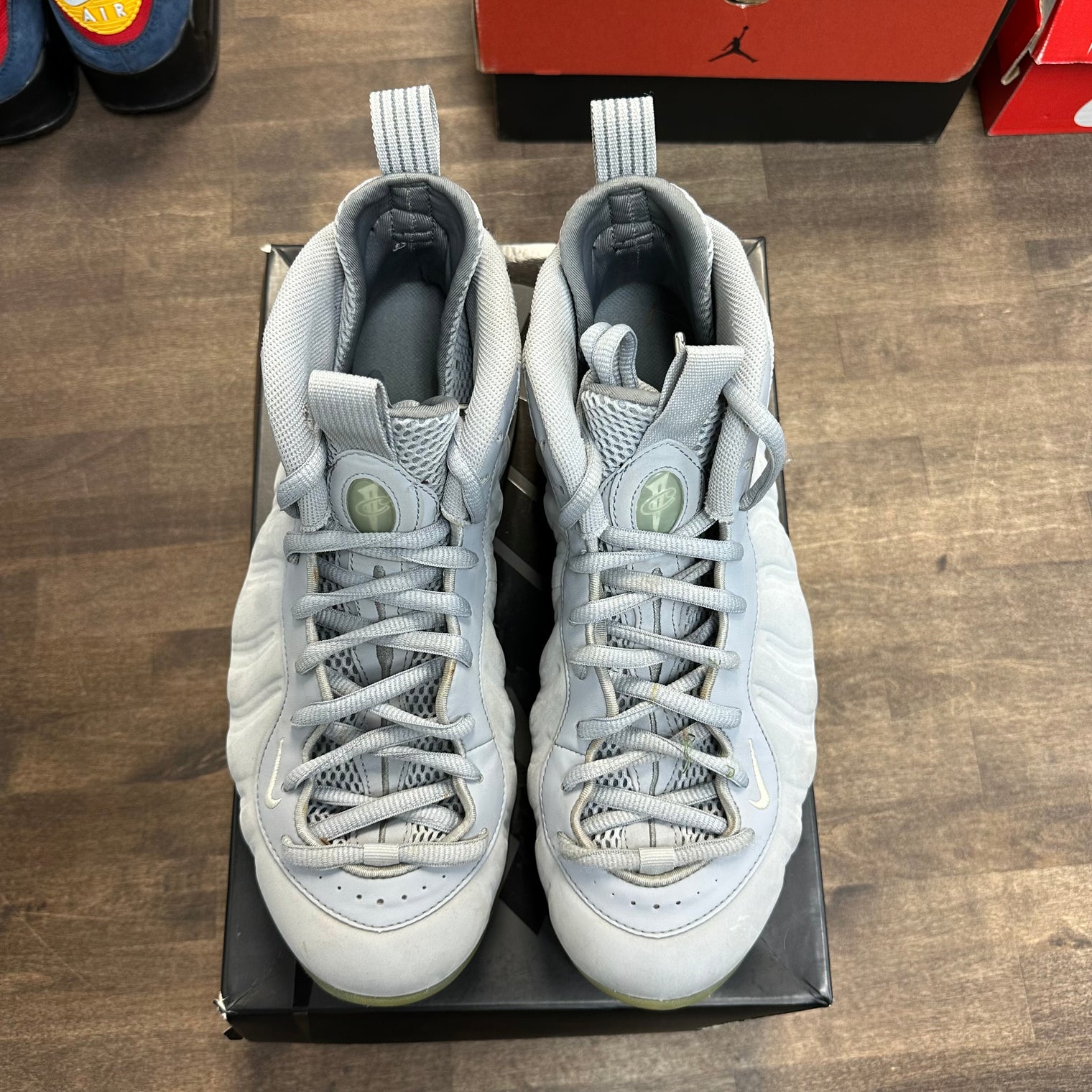 Wolf Grey Suede Nike Air Foamposite One (USED)