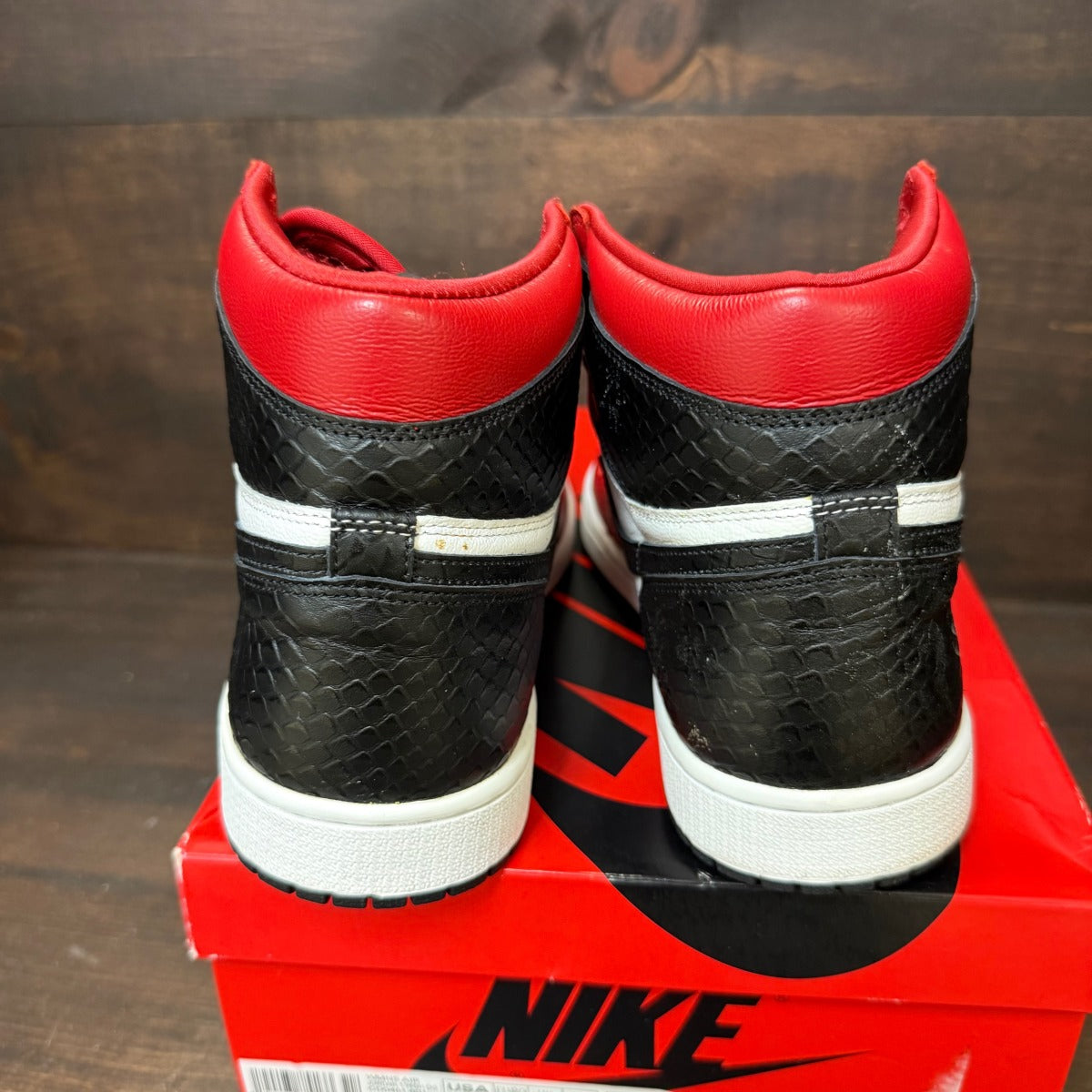 Jordan 1 Retro High Satin Snake Chicago (Women's) - Image 4