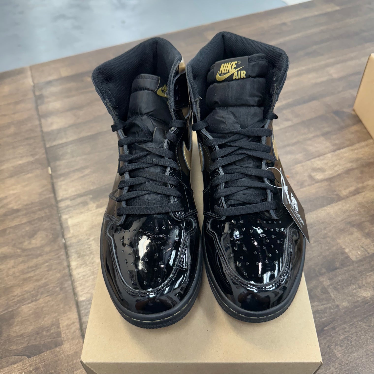Black Metallic Gold Jordan 1 High (USED, No Box)