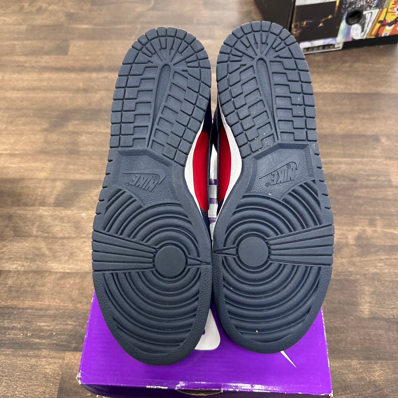 Supreme SB Dunk High Navy Berry (USED)