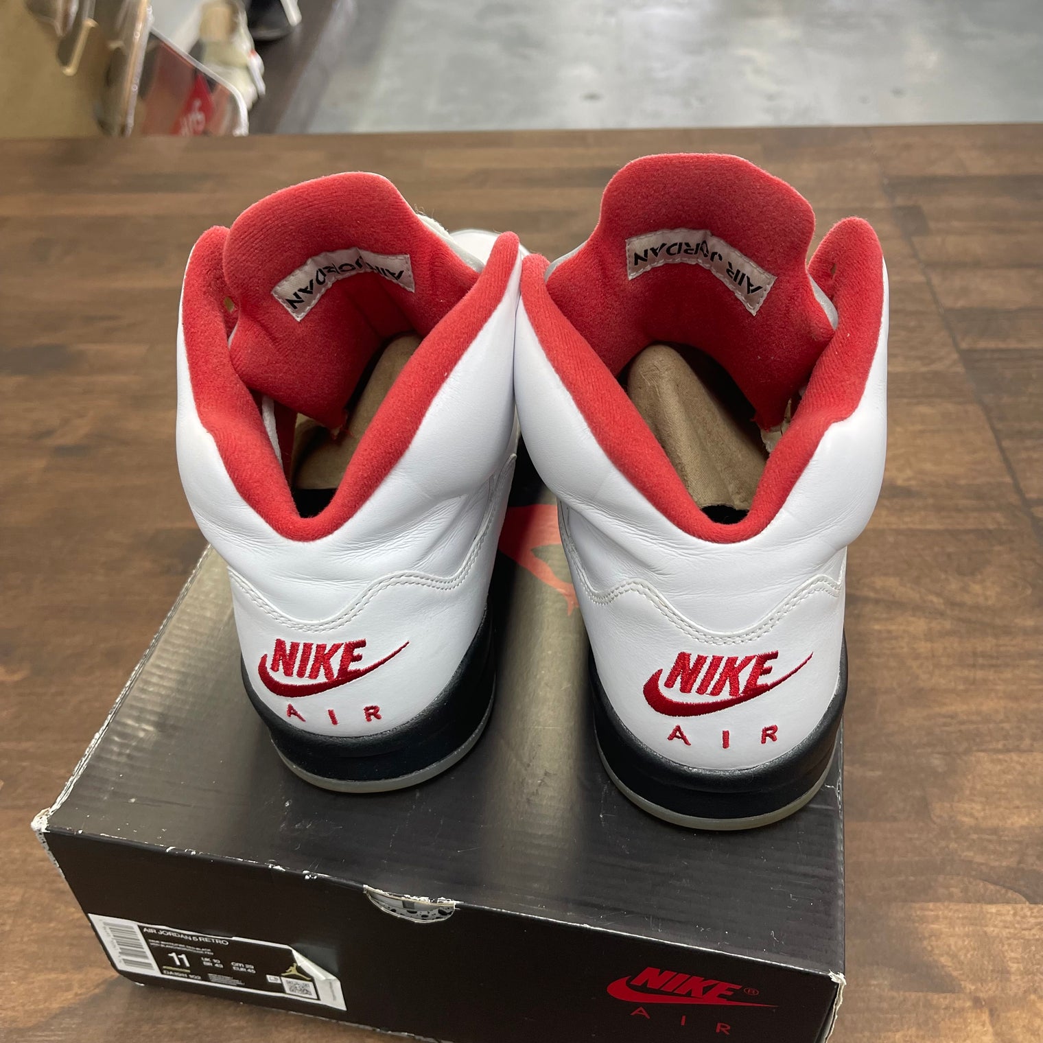 Fire Red Jordan 5 (USED)