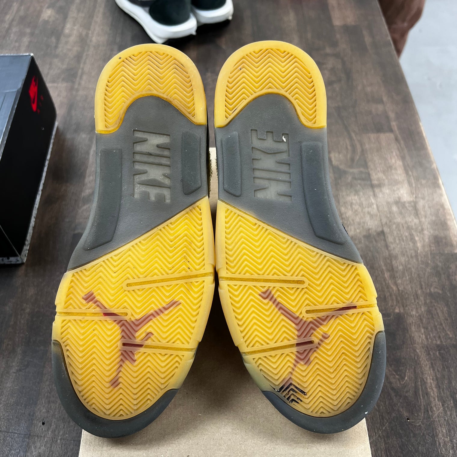 Off-white Jordan 5 Sail (USED,No Box)