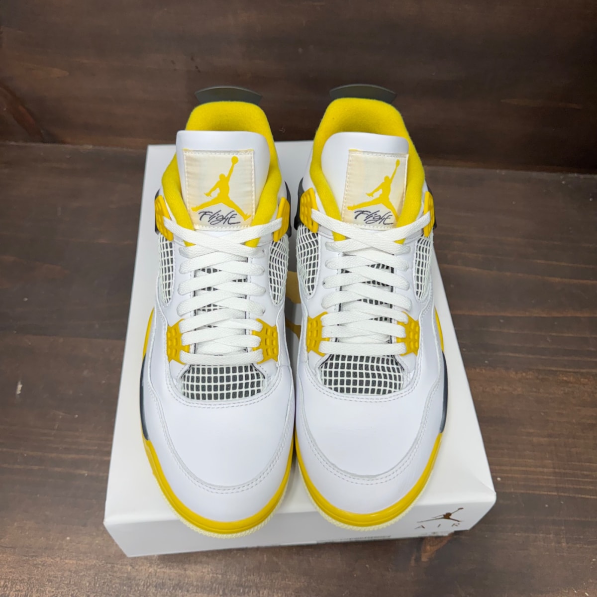 Jordan 4 Retro Vivid Sulfur (Women's) - Image 3