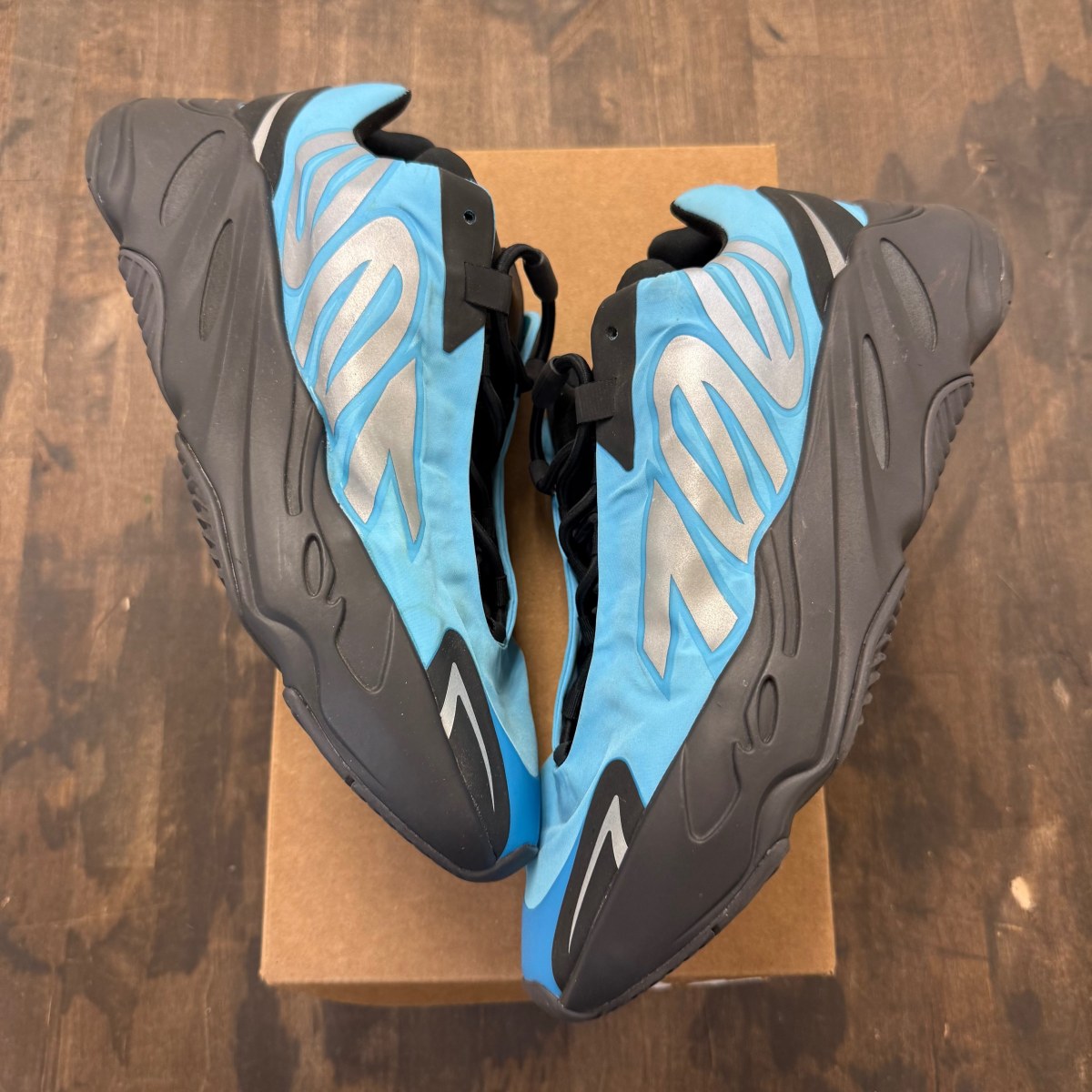adidas Yeezy Boost 700 MNVN Bright Cyan Size 11 (Pre-Owned) - Image 1