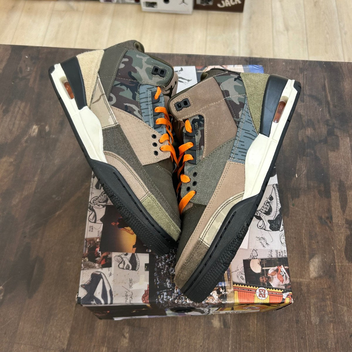 Jordan 3 Retro Patchwork Camo - Image 1