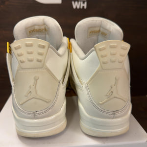Jordan 4 Retro Metallic Gold (Women's) - Image 4
