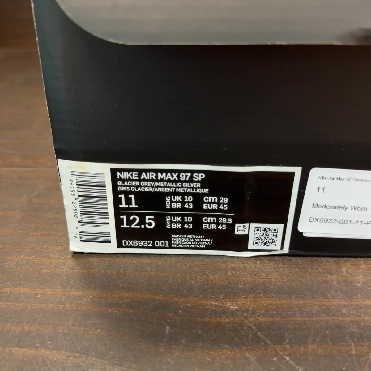 Nike Air Max 97 Comme des Garcons Homme Plus Glacier Grey - Image 9