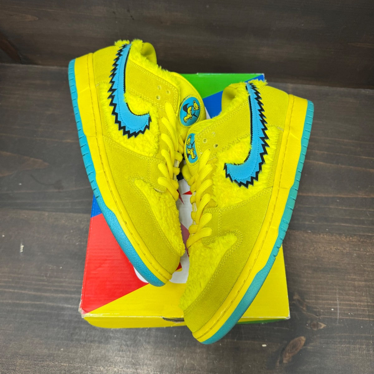 Nike SB Dunk Low Grateful Dead Bears Opti Yellow - Image 2