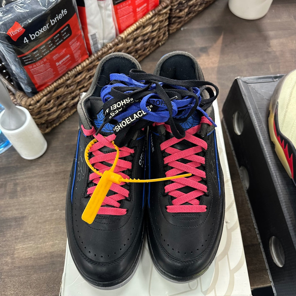 Jordan 2 Retro Low SP Off-White Black Blue - Image 6