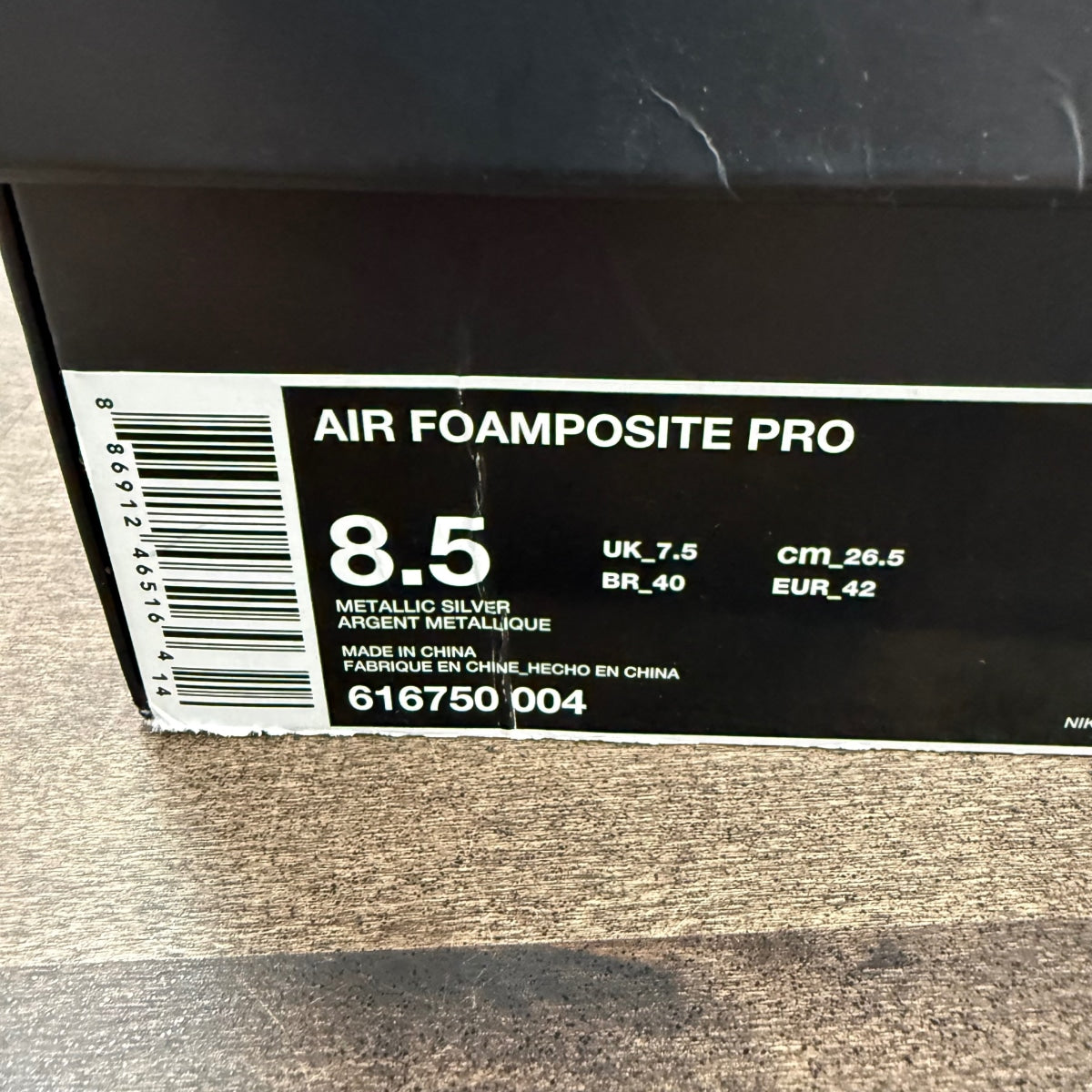 Nike Air Foamposite Pro Silver Surfer - Image 6