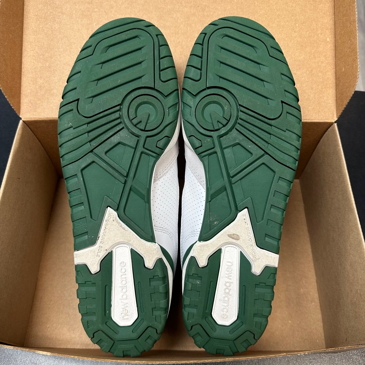 New Balance 550 White Green (USED, No Box)