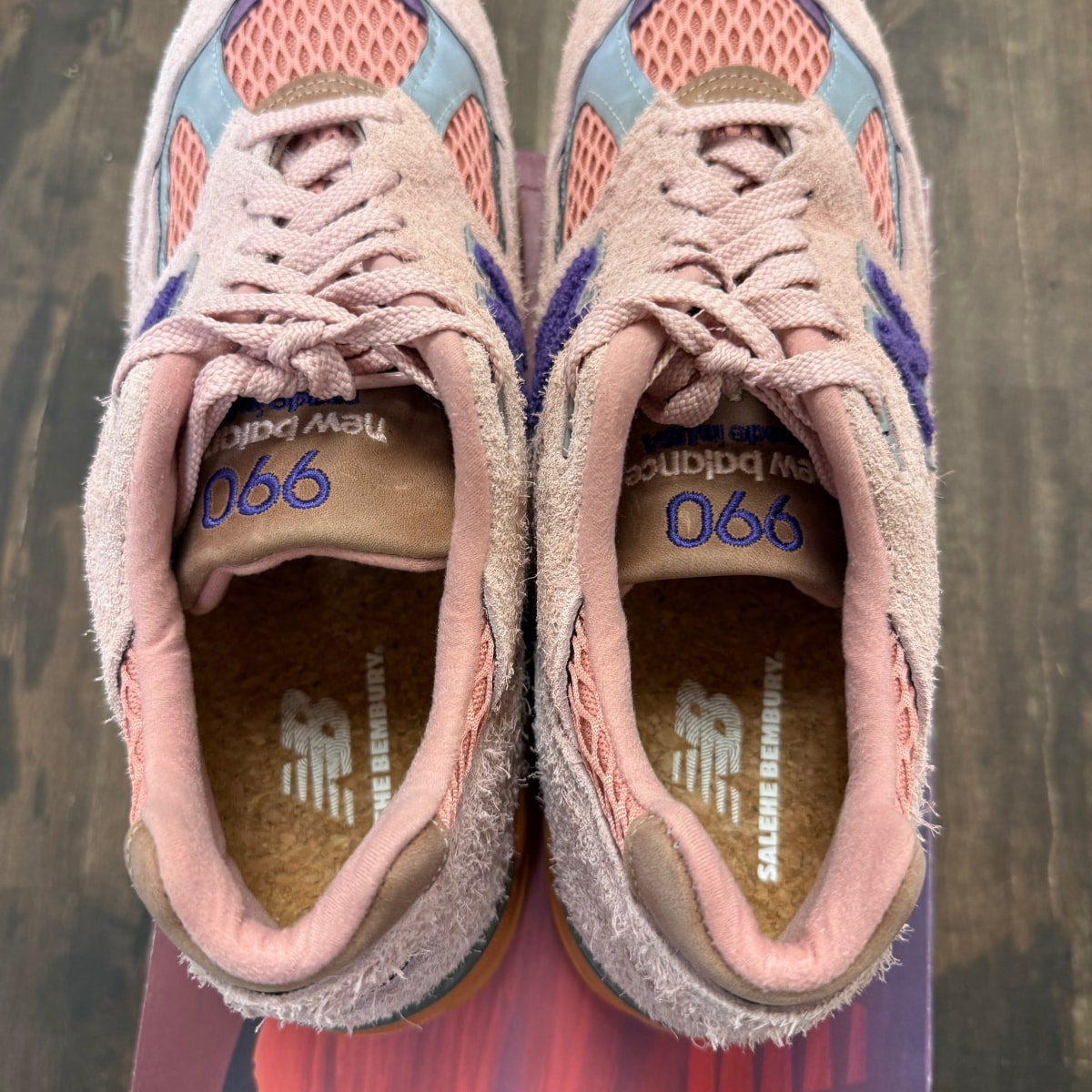 New Balance 990v2 Salehe Bembury Sand Be The Time Size 10.5 (Pre-Owned) - Image 3