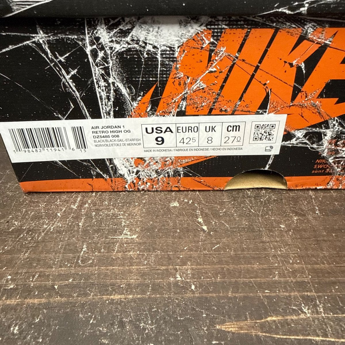 Jordan 1 Retro High OG Shattered Backboard (2025) Size 9 (Pre-Owned) - aux