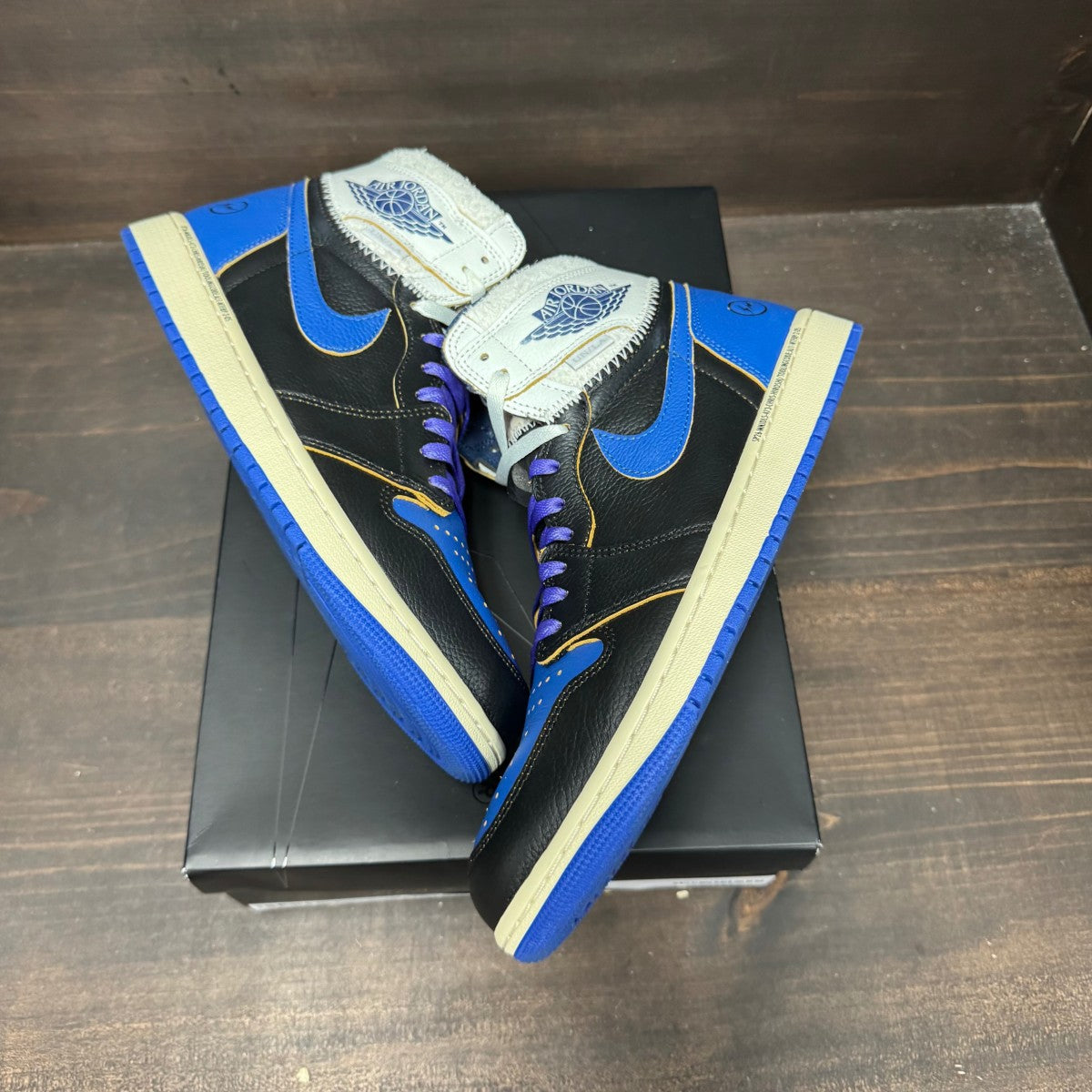 Jordan 1 Retro High OG SP Fragment x Union LA Sport Royal - Image 2