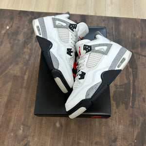 Jordan 4 Retro White Cement (2025) (GS) - Image 1