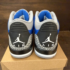 Jordan 3 Retro Varsity Royal Cement Size 10 (Pre-Owned) - Image 4
