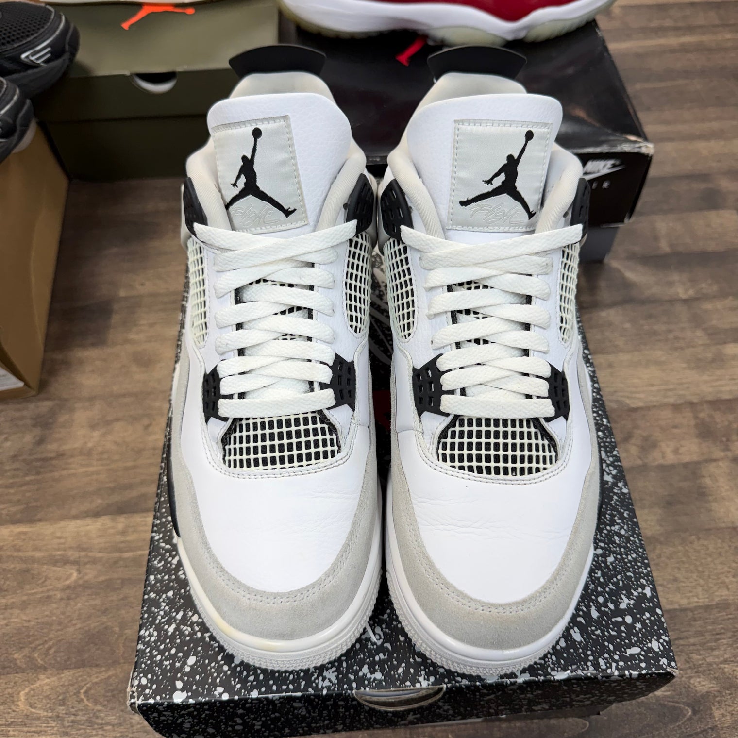 Military Black Jordan 4 Retro (USED)