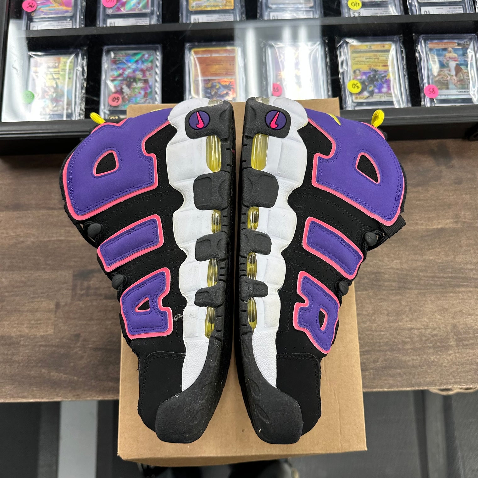 Black Court Purple Air More Uptempo 96 (USED, No Box)