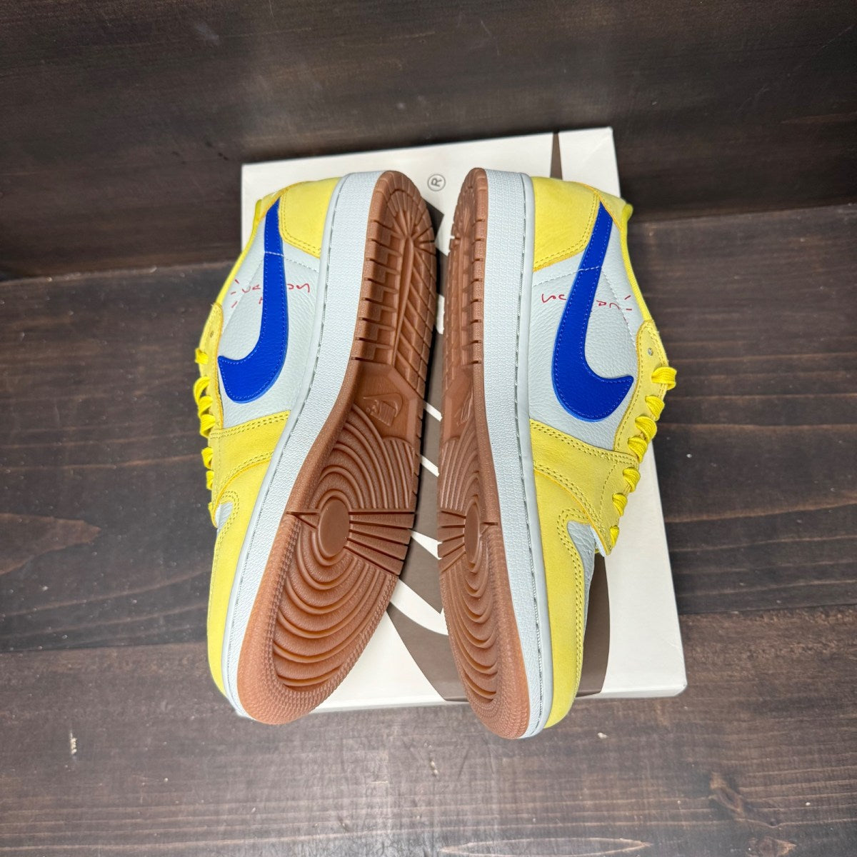 Jordan 1 Retro Low OG SP Travis Scott Canary (Women's) - Image 3