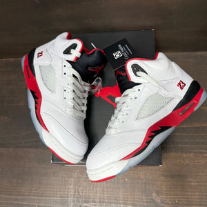 Jordan 5 Retro Fire Red Black Tongue (2025) (GS) - Image 4